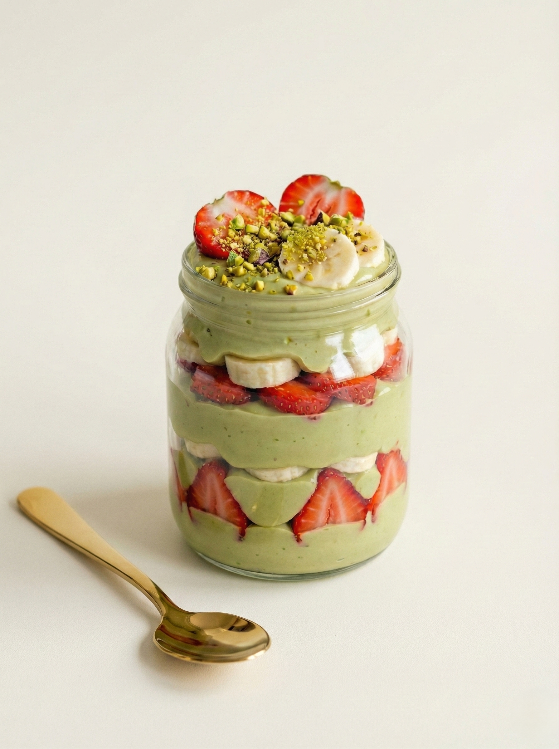 Strawbanana Pistachio Dream Dessert Cup