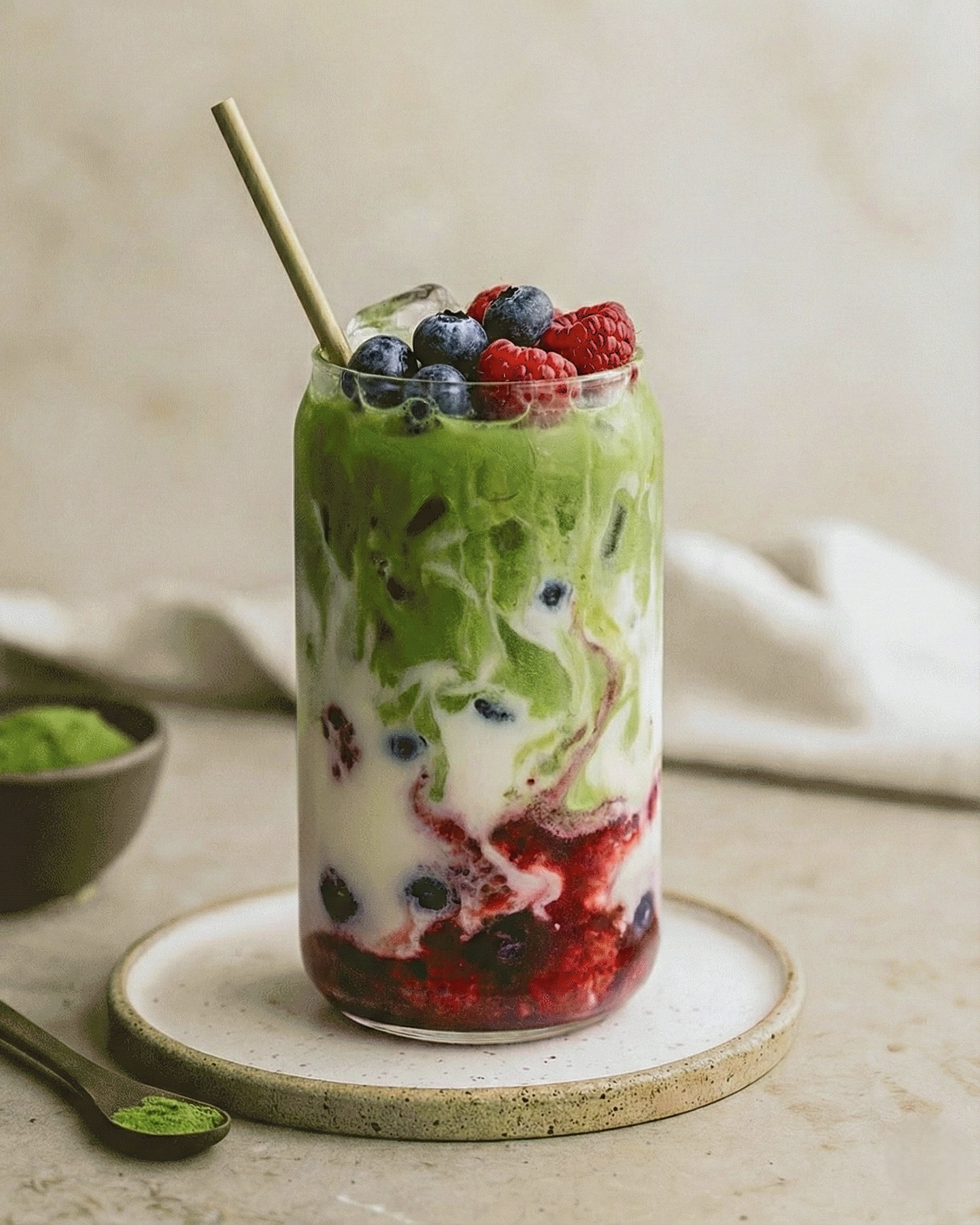 Tropical Matcha - Berries
