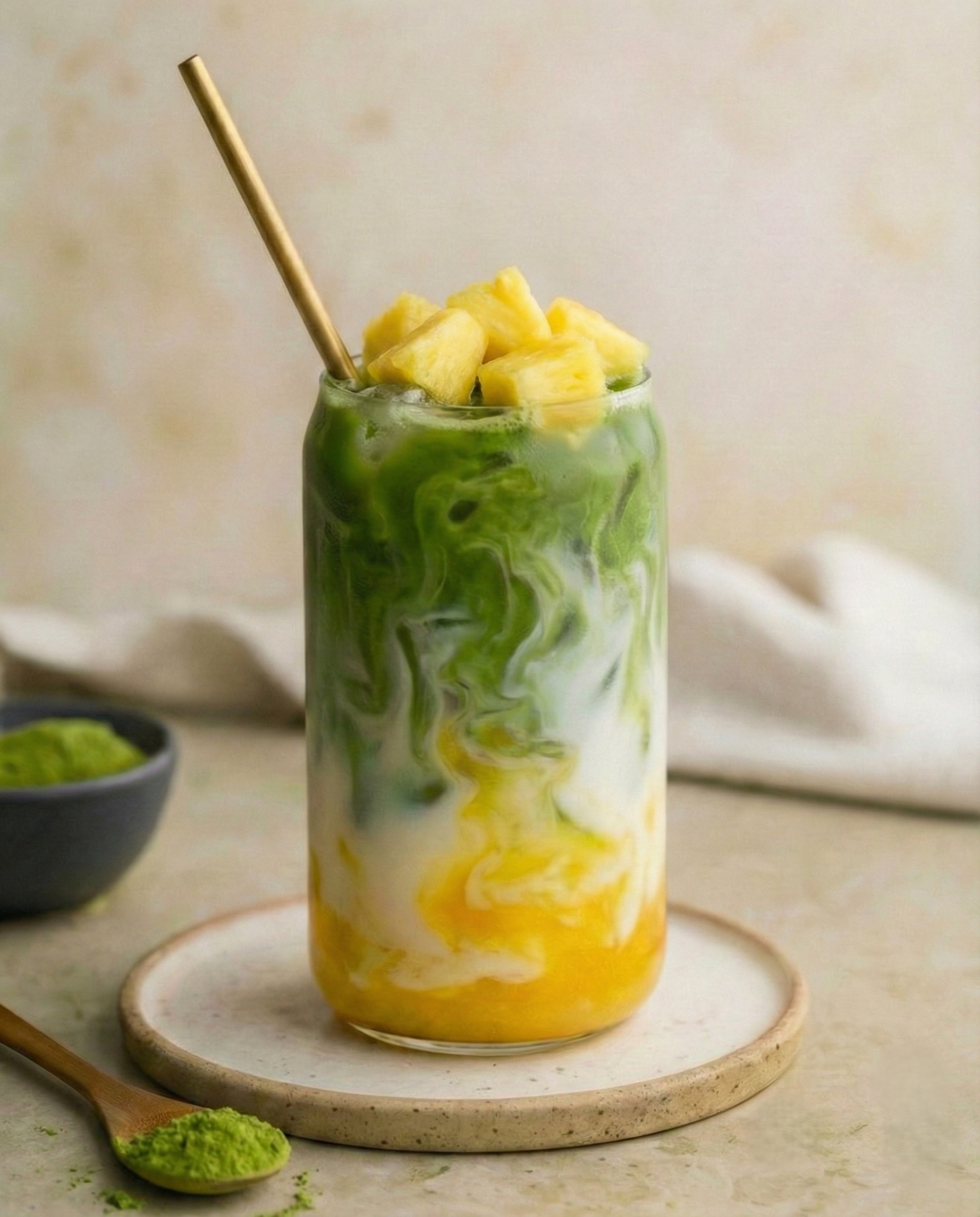 Pineapple Coconut Milk Matcha