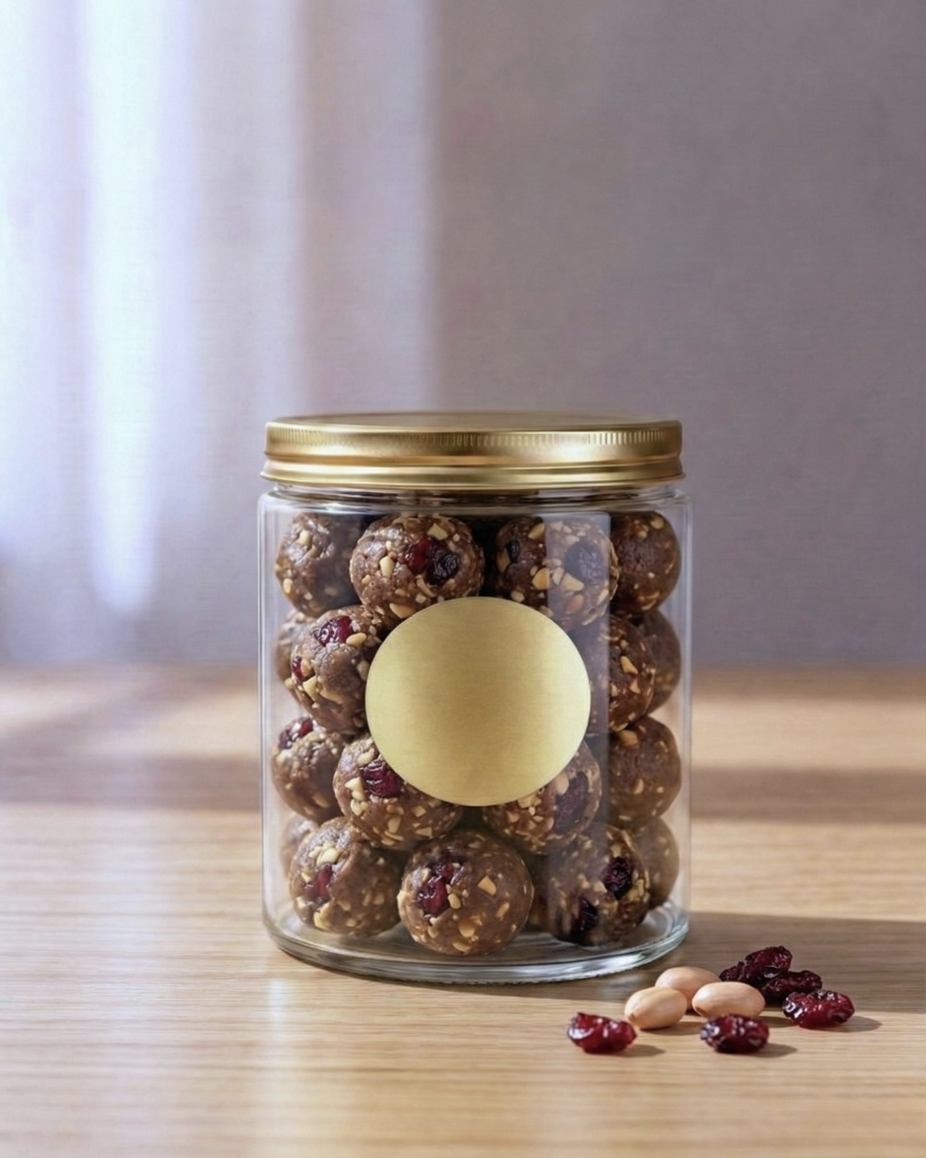 Island Peanut-Cranberry Balls (No Added Sugar)