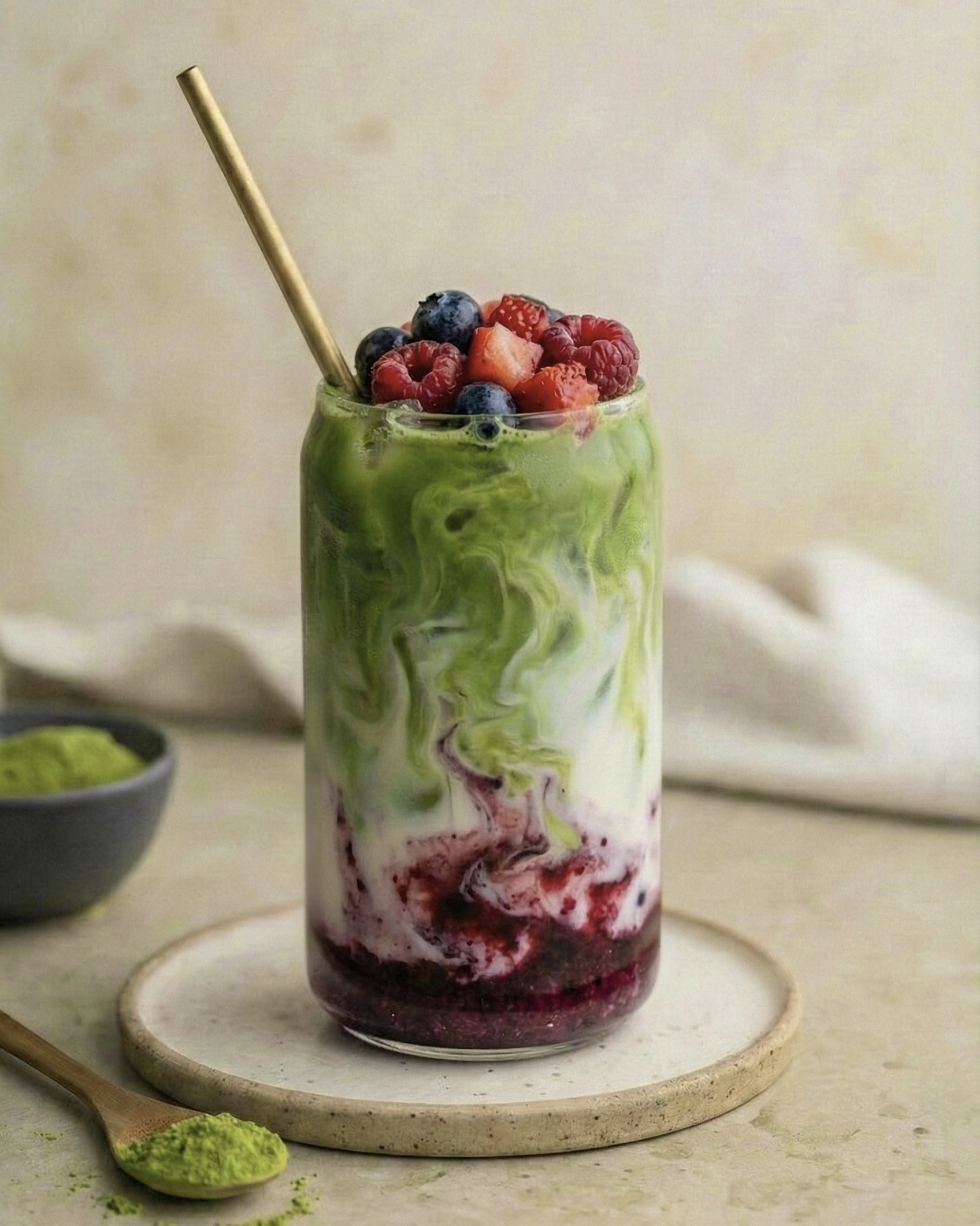 Tropical Matcha - Berries