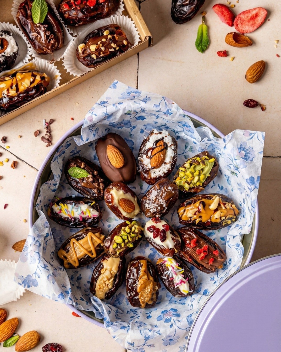Gourmet Dessert Dates Box- Assorted (Guiltfree)