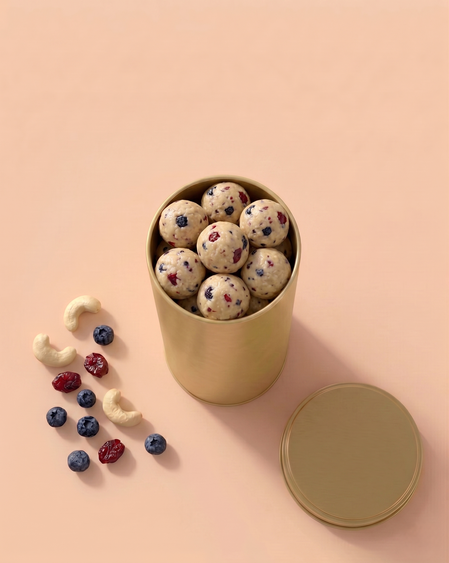 Island Cashews & Mix-Berries Balls (No Added Sugar)