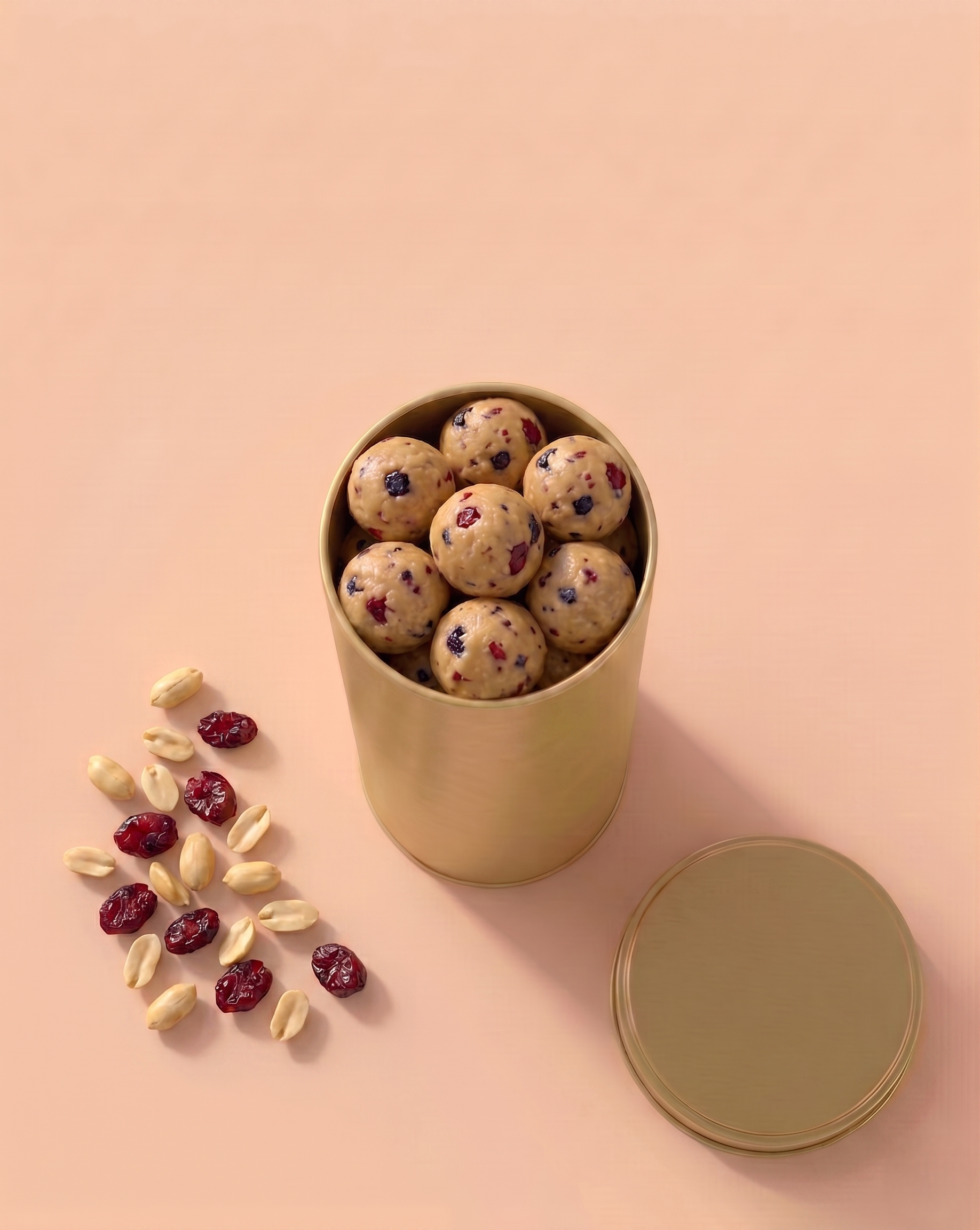 Island Peanut-Cranberry Balls (No Added Sugar)