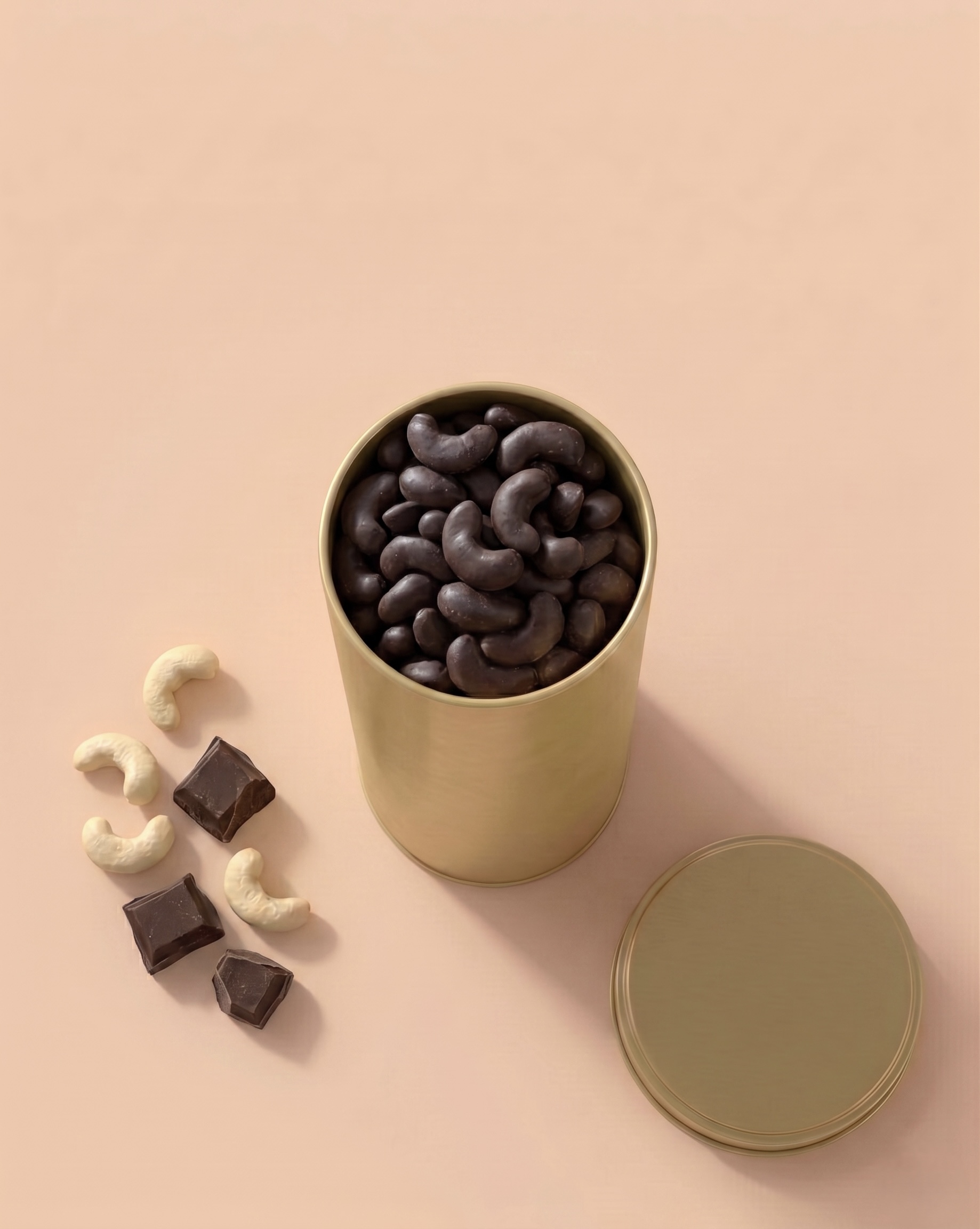 Dark Chocolate Coated Cashews (no Added Sugar)