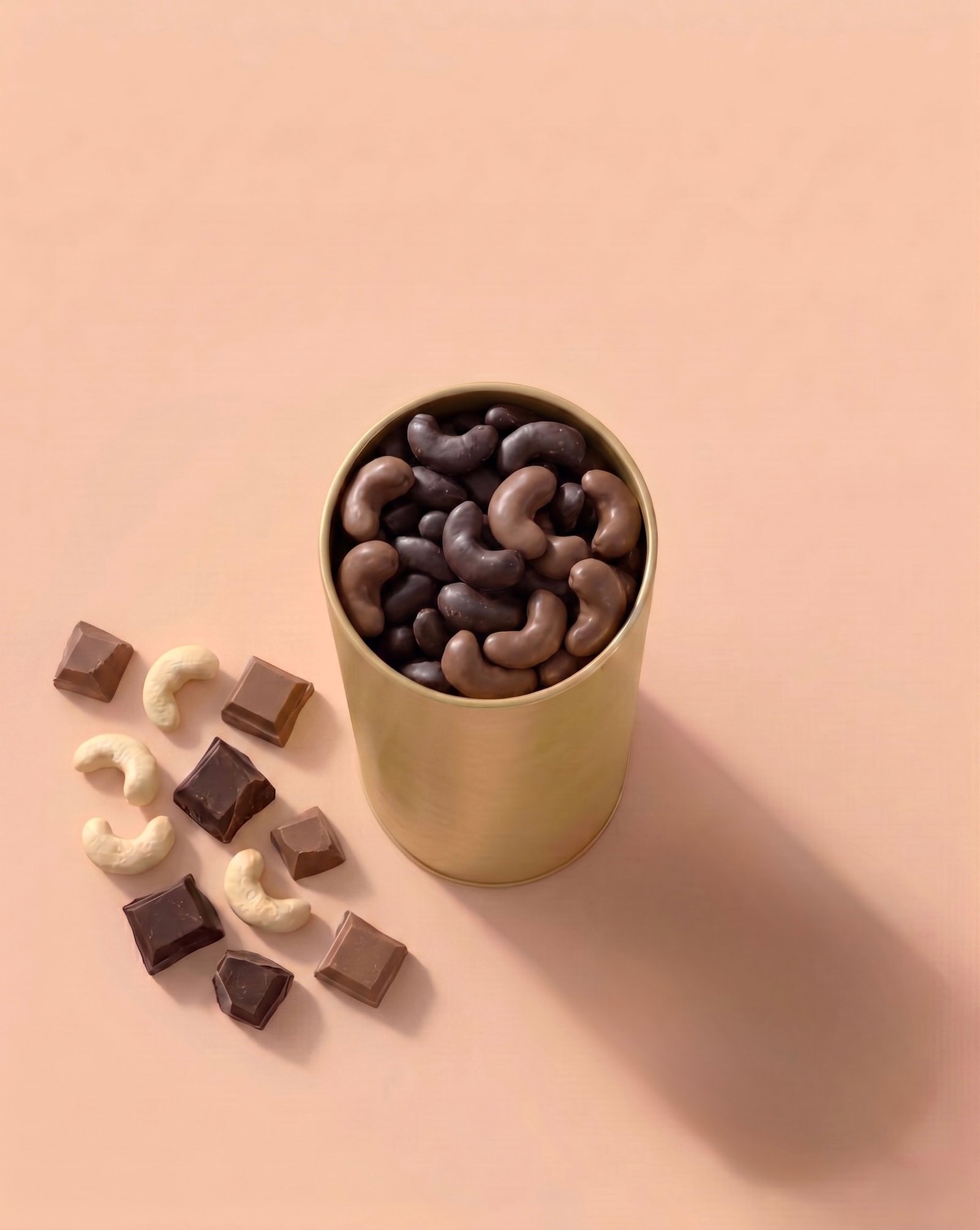Dark & MIlk Chocolate Coated Cashews (no Added Sugar)