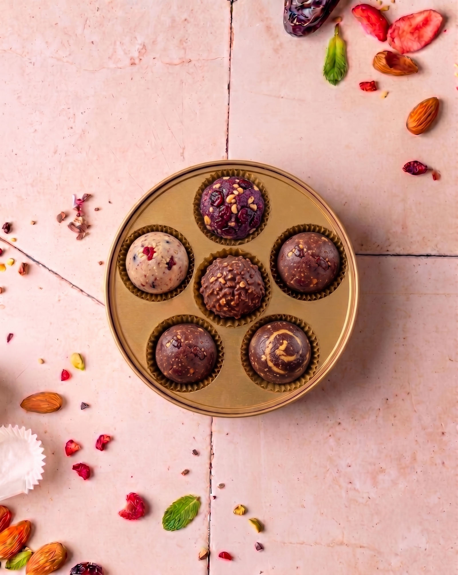 Artisanal Guiltfree Dessert Balls - Galaxy Box Of 6 Assortments